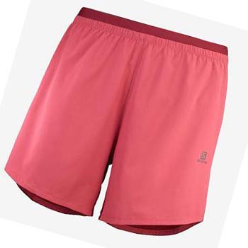 Bermudas Salomon CROSS 5'' Mujer Rojos | MX 2344XYU